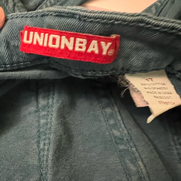 Union Bay size 17 stretch teal pants - Picture 4 of 11